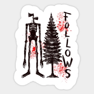 Echoes of Terror: The Legend of Siren Head Creepypasta Sticker